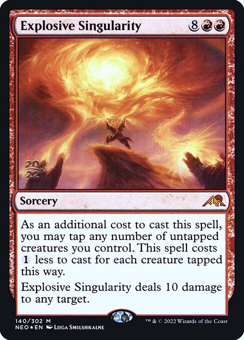 Explosive Singularity - Kamigawa: Neon Dynasty Promos