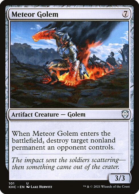 Meteor Golem - Kaldheim Commander