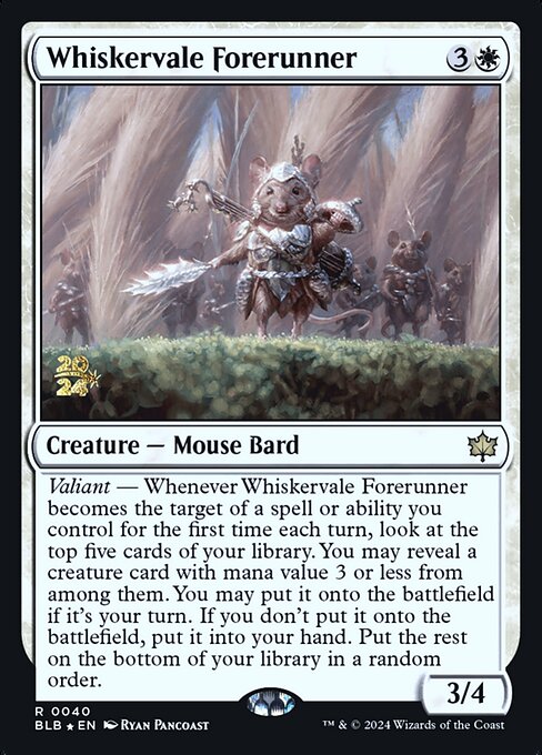 Whiskervale Forerunner - Bloomburrow Promos