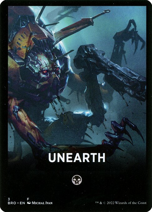 Unearth (Theme) - The Brothers' War Jumpstart Front Cards