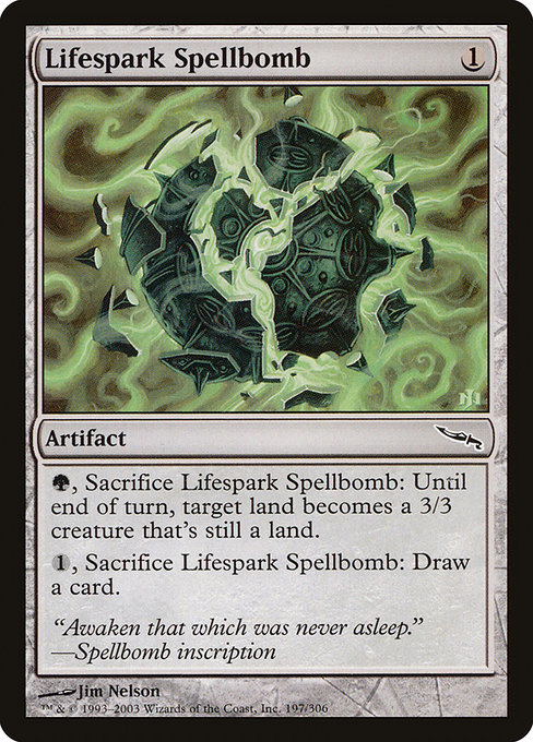 Lifespark Spellbomb - Mirrodin