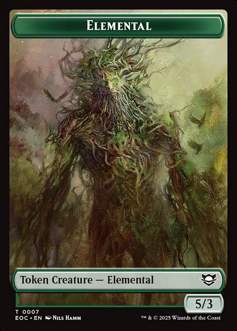 Elemental - Edge of Eternities Commander Tokens