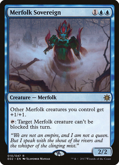 Merfolk Sovereign - Explorers of Ixalan