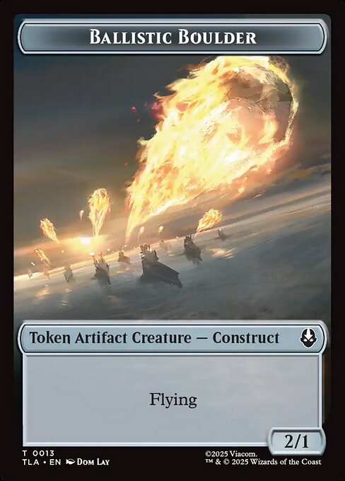 Ballistic Boulder - Avatar: The Last Airbender Tokens
