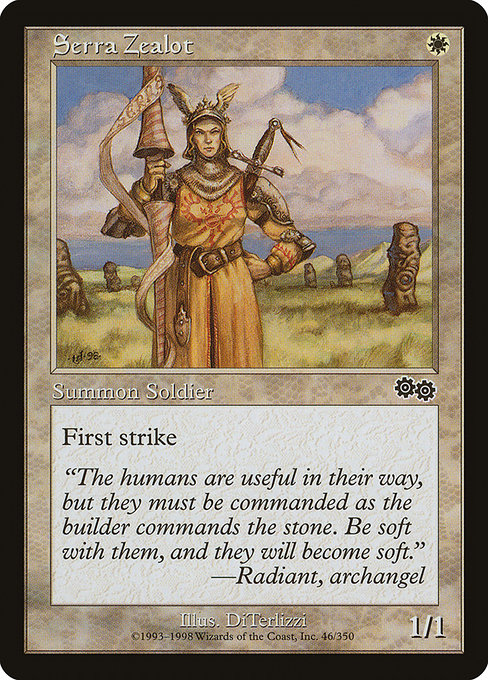Serra Zealot - Urza's Saga