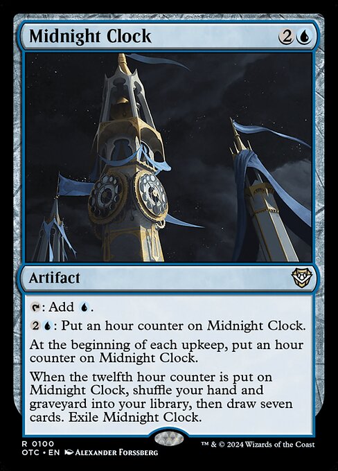 Midnight Clock - Outlaws of Thunder Junction Commander