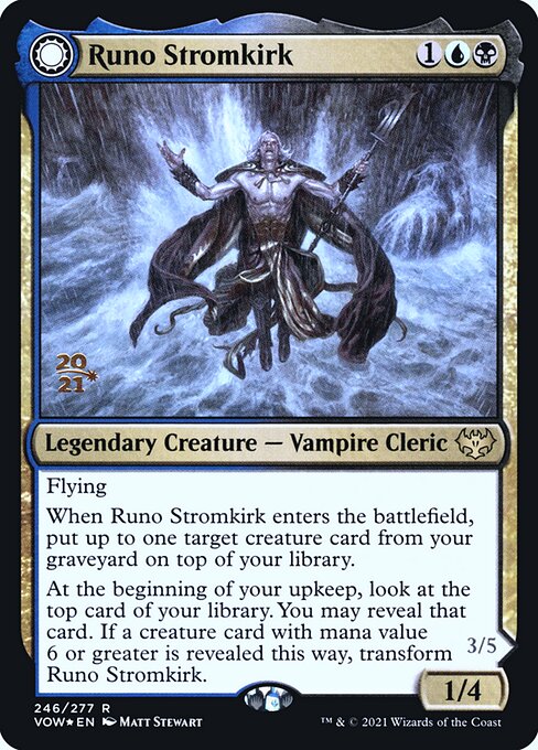 Runo Stromkirk // Krothuss, Lord of the Deep - Innistrad: Crimson Vow Promos