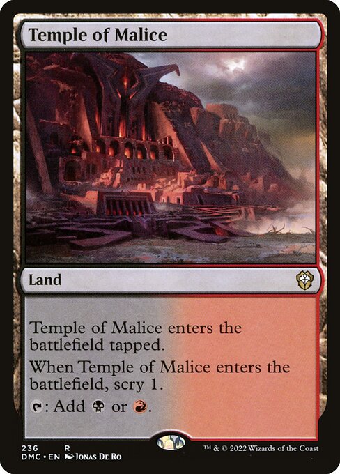 Temple of Malice - Dominaria United Commander