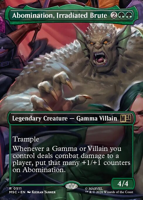 Abomination, Irradiated Brute - Marvel Super Heroes Commander - Borderless