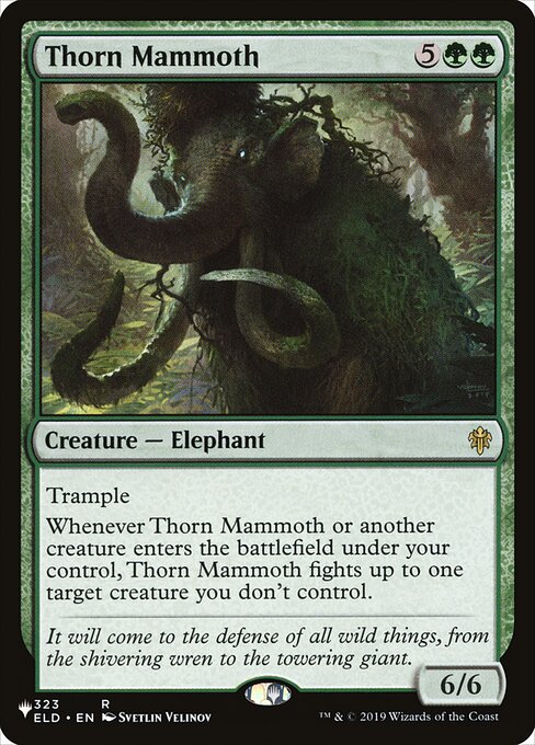 Thorn Mammoth - The List