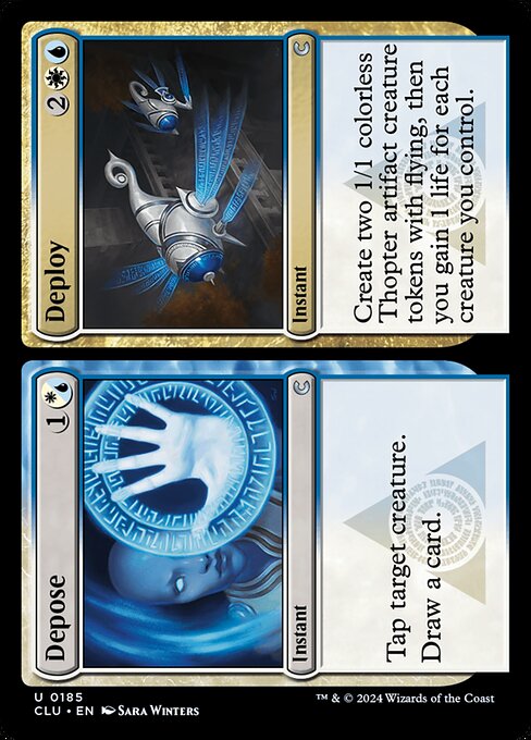 Depose // Deploy - Ravnica: Clue Edition