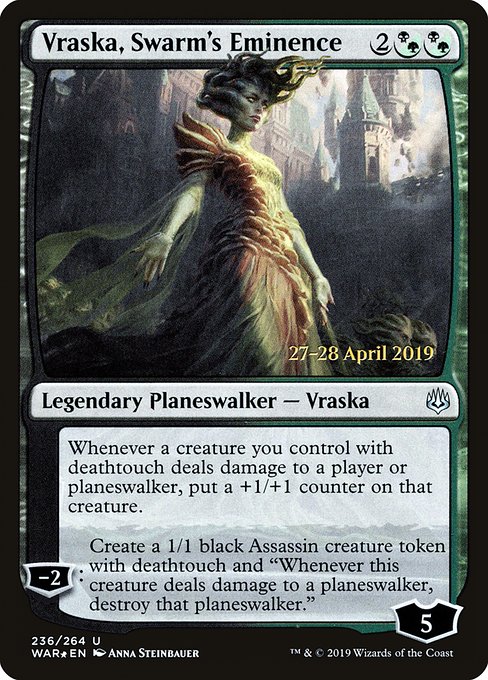 Vraska, Swarm's Eminence - War of the Spark Promos