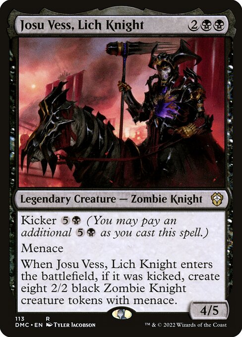 Josu Vess, Lich Knight - Dominaria United Commander