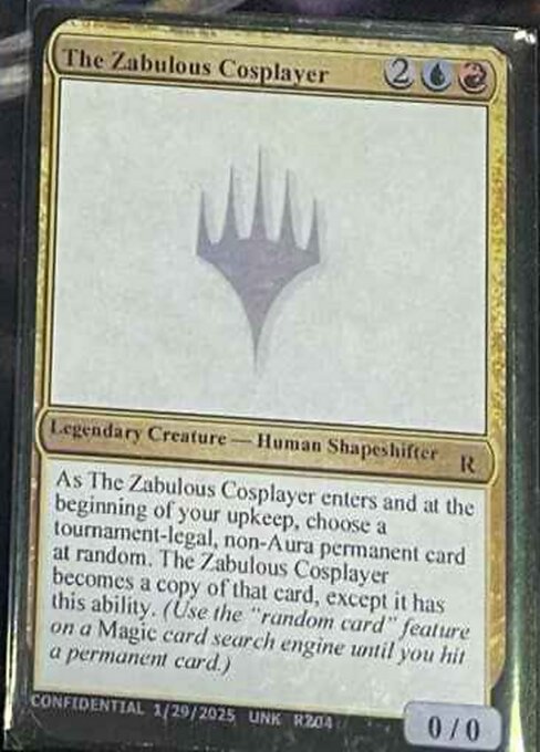 The Zabulous Cosplayer - Unknown Event