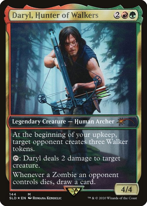 Daryl, Hunter of Walkers (Hansk, Slayer Zealot) - Secret Lair Drop - Promo Foil