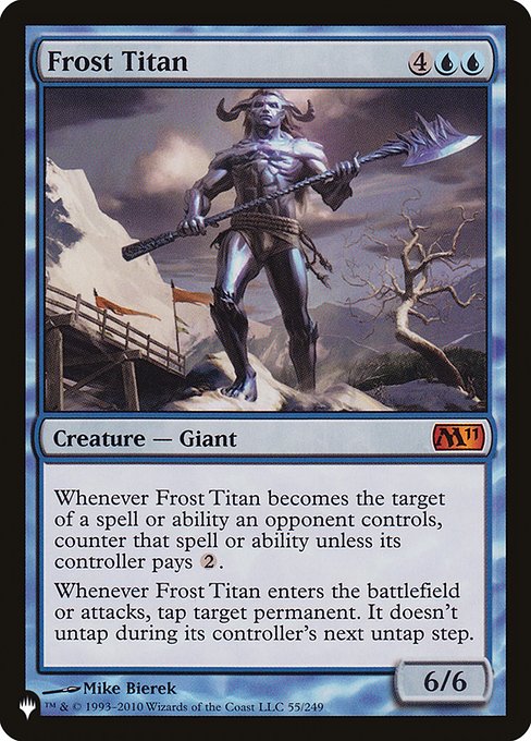 Frost Titan - The List