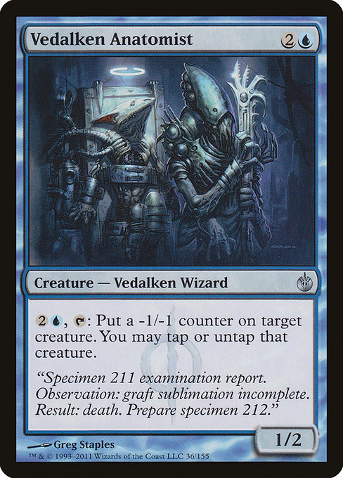 Vedalken Anatomist - Mirrodin Besieged