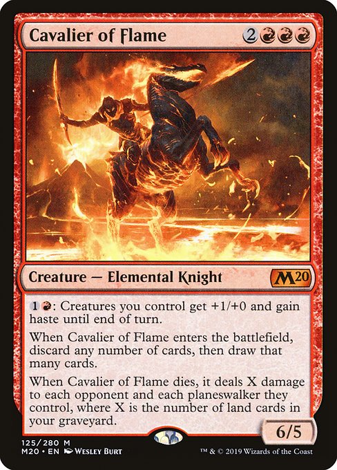 Cavalier of Flame - Core Set 2020