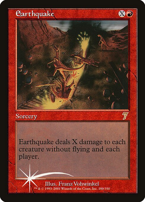 Earthquake - Seventh Edition - Promo Foil