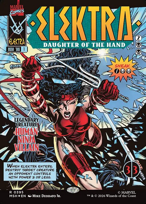 Elektra, Daughter of the Hand - Marvel Super Heroes - Borderless