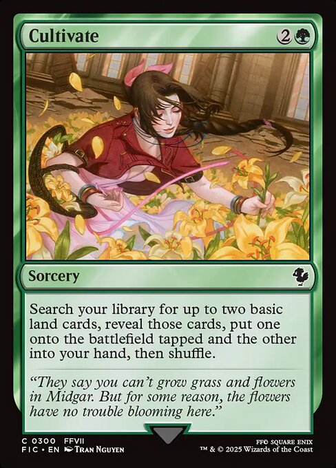 Cultivate - Final Fantasy Commander - Surge Foil