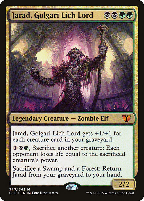 Jarad, Golgari Lich Lord - Commander 2015