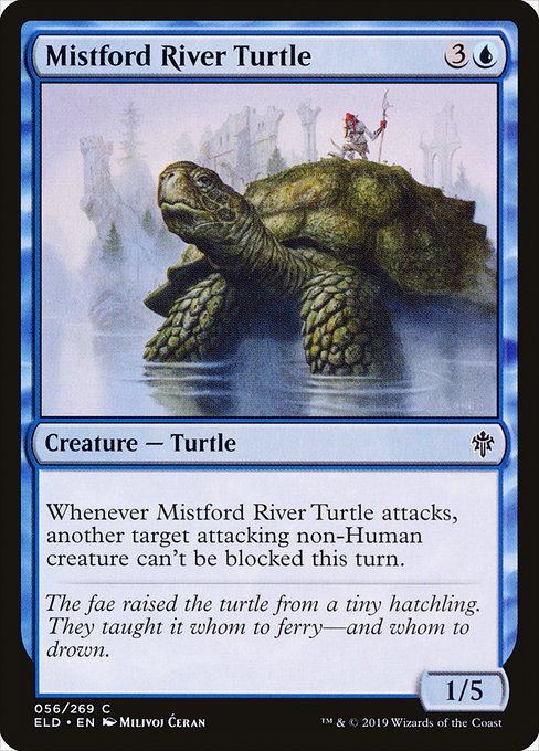 Mistford River Turtle - Throne of Eldraine