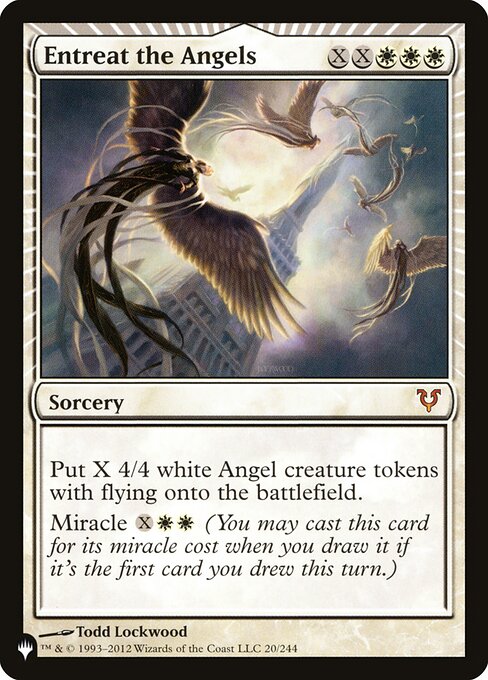 Entreat the Angels - The List - Promo Foil