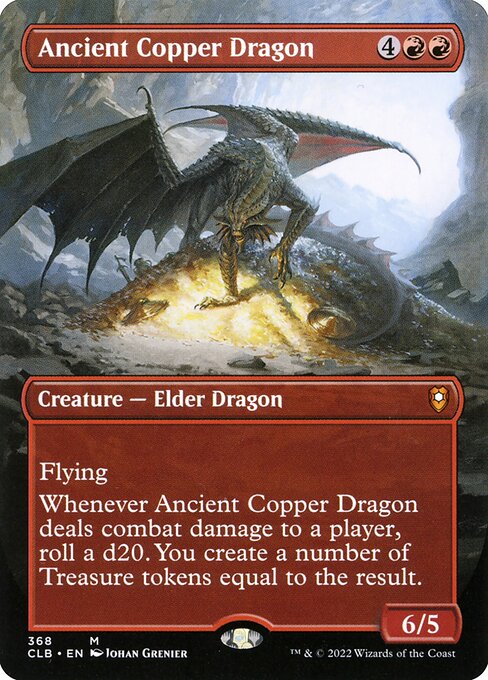 thumbnail image 2 of Ancient Copper Dragon Proxy Card – Custom MTG Art, Ready To Play 2 of 5