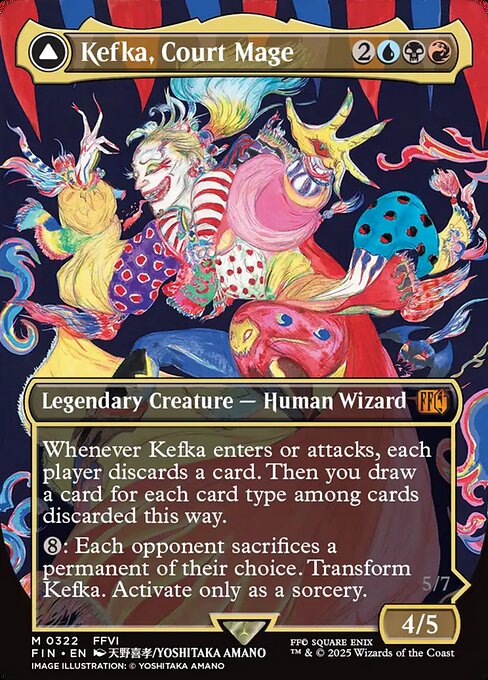 Kefka, Court Mage // Kefka, Ruler of Ruin - Final Fantasy