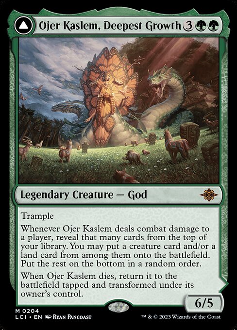 Ojer Kaslem, Deepest Growth // Temple of Cultivation - The Lost Caverns of Ixalan