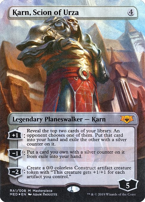 Karn, Scion of Urza - Mythic Edition - Promo Foil