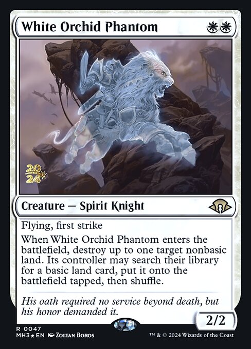 White Orchid Phantom - Modern Horizons 3 Promos - Promo Foil