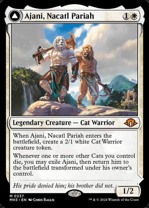 Ajani, Nacatl Pariah // Ajani, Nacatl Avenger - Modern Horizons 3