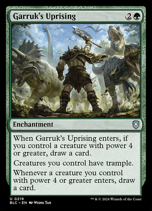 Garruk's Uprising - Bloomburrow Commander