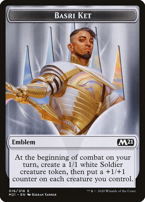 Basri Ket Emblem - Core Set 2021 Tokens