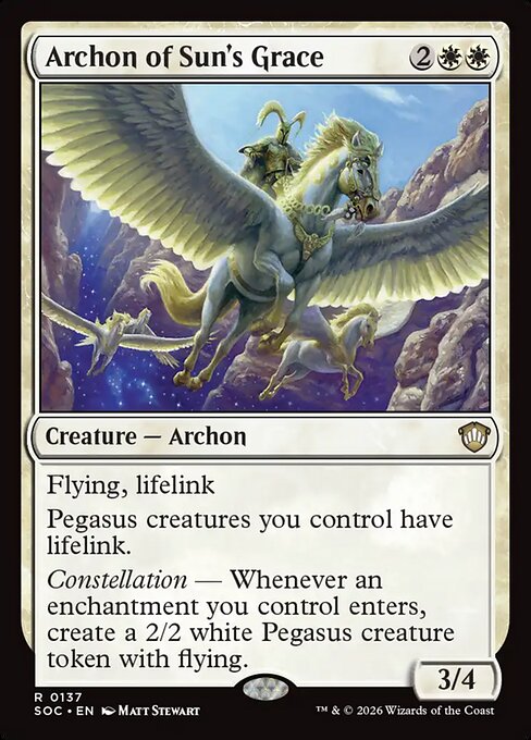 Archon of Sun's Grace - Secrets of Strixhaven Commander