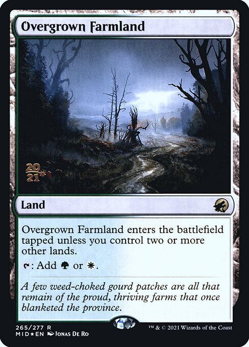 Overgrown Farmland - Innistrad: Midnight Hunt Promos - Promo Foil