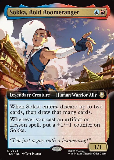 Sokka, Bold Boomeranger - Avatar: The Last Airbender - Extended Art