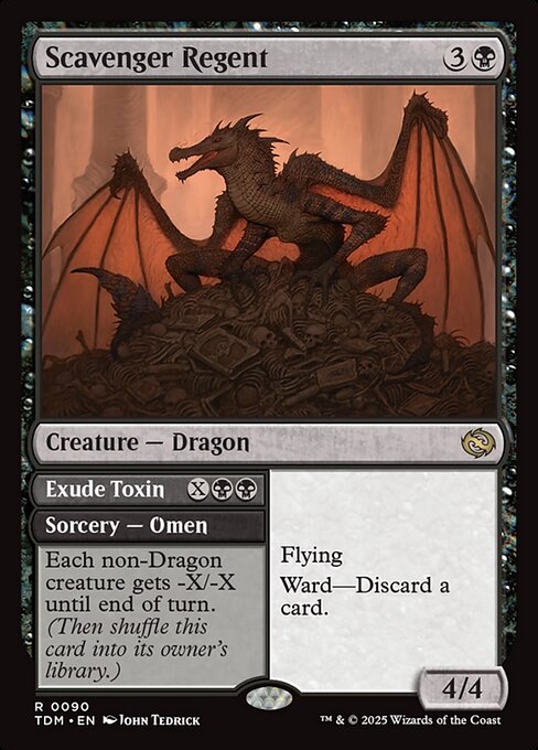 Scavenger Regent // Exude Toxin - Tarkir: Dragonstorm