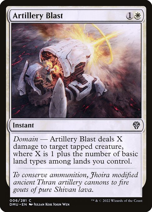 Artillery Blast - Dominaria United