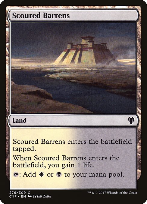 Scoured Barrens - Commander 2017