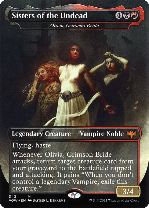 Sisters of the Undead (Olivia, Crimson Bride) - Innistrad: Crimson Vow