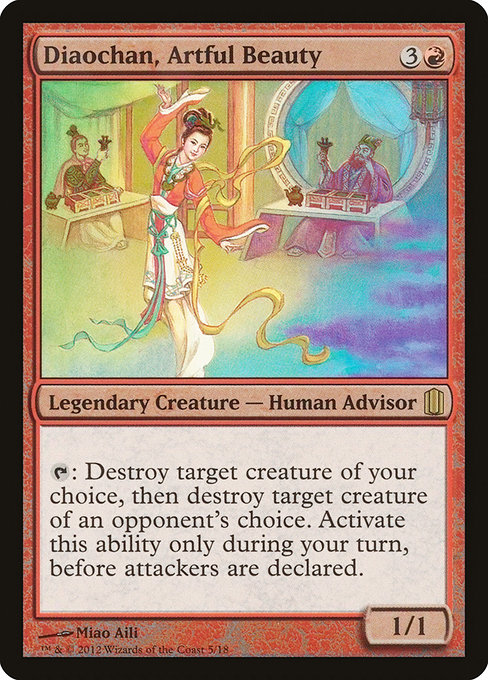 Diaochan, Artful Beauty - Commander's Arsenal - Promo Foil