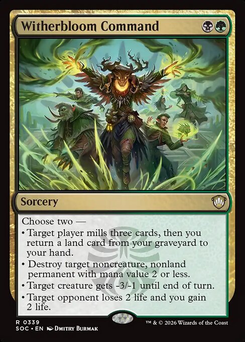 Witherbloom Command - Secrets of Strixhaven Commander
