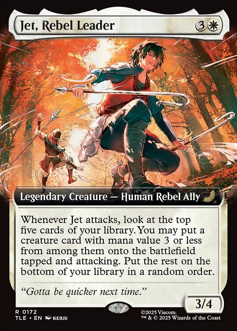 Jet, Rebel Leader - Avatar: The Last Airbender Eternal - Extended Art