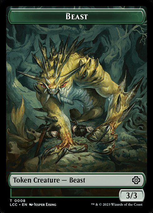 Beast - The Lost Caverns of Ixalan Commander Tokens