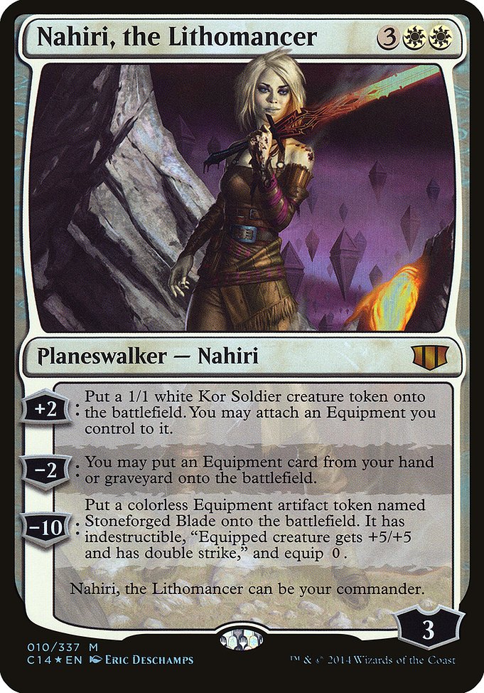 Nahiri, the Lithomancer - Commander 2014 Oversized - Promo Foil