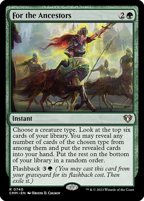 For the Ancestors - Commander Masters