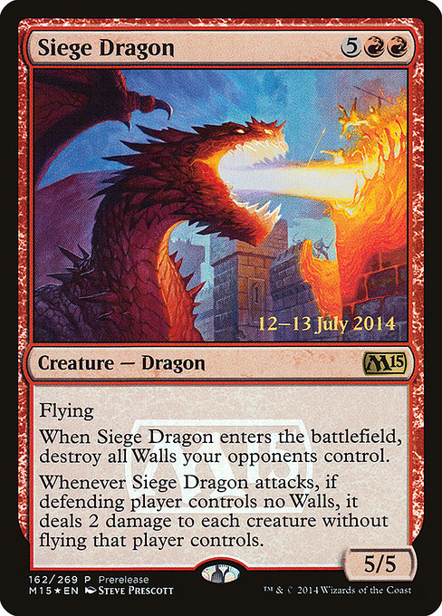 Siege Dragon - Magic 2015 Promos - Promo Foil